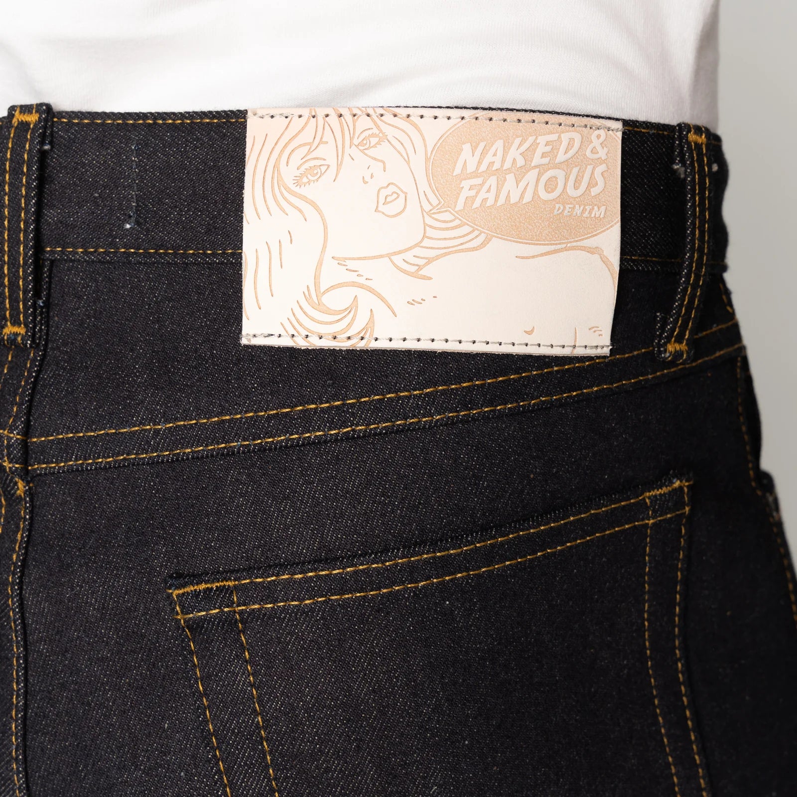 Naked &amp; Famous - All Natural Foxfibre® Selvedge 15 oz - Vintage Jeans