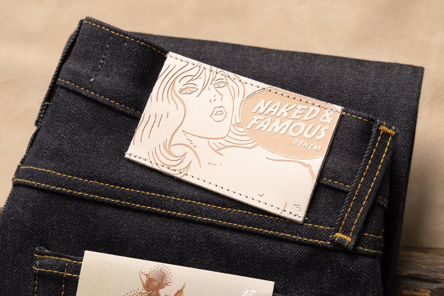 Naked &amp; Famous - All Natural Foxfibre® Selvedge 15 oz - Vintage Jeans