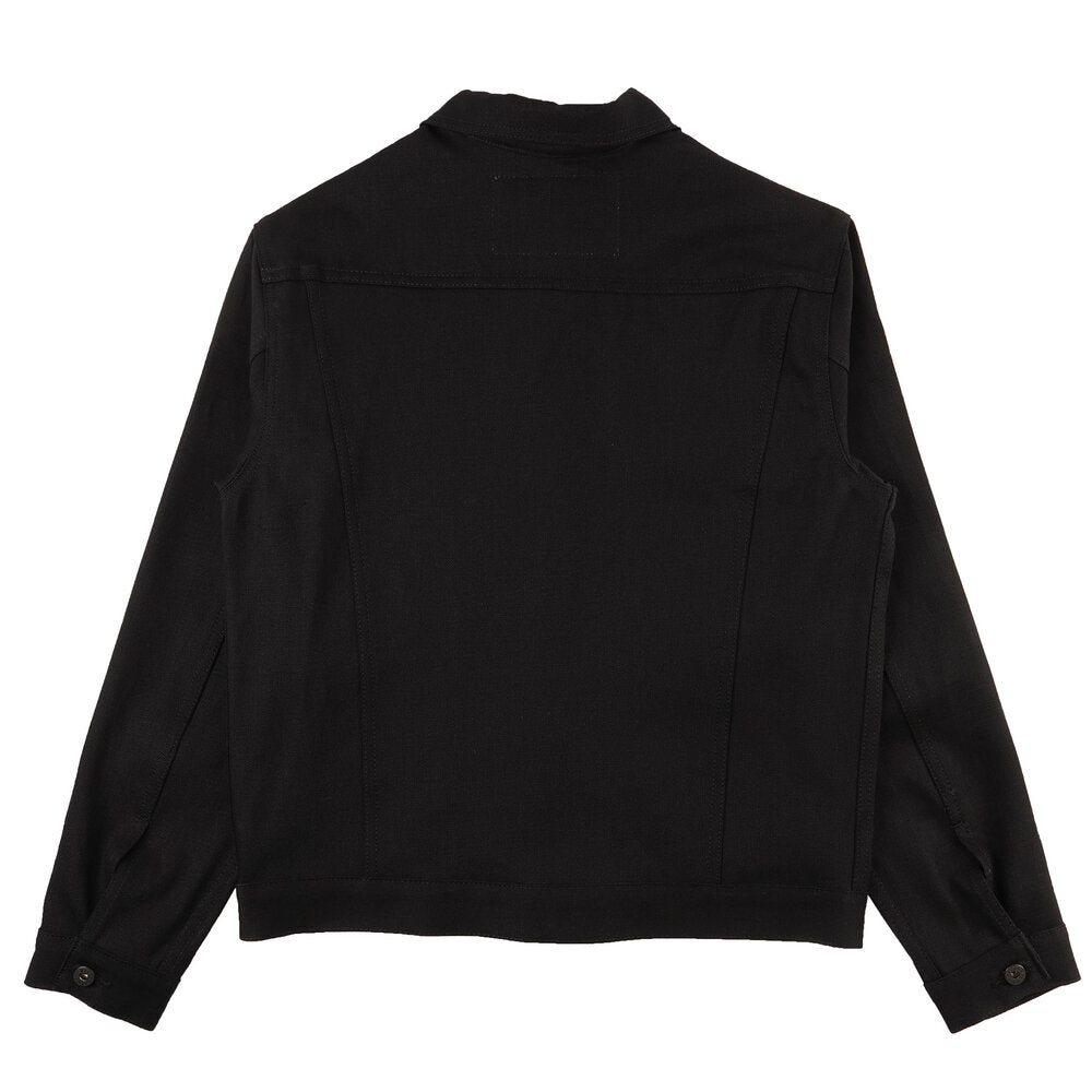 Naked & Famous - Denim jakke - Solid Black 13 oz - Raw Denim