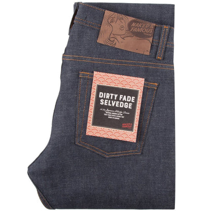 Naked &amp; Famous - Dirty Fade 14,5 oz - Vintage Jeans