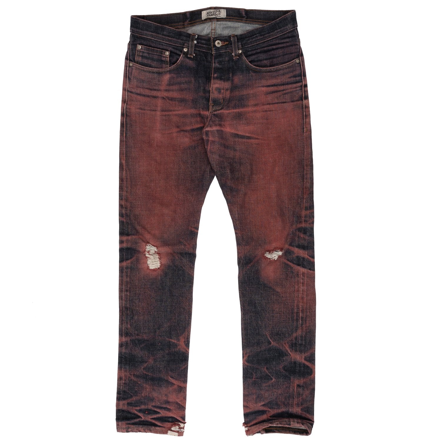 Naked &amp; Famous - Elephant 13 - Red Core 21 oz - Raw Denim