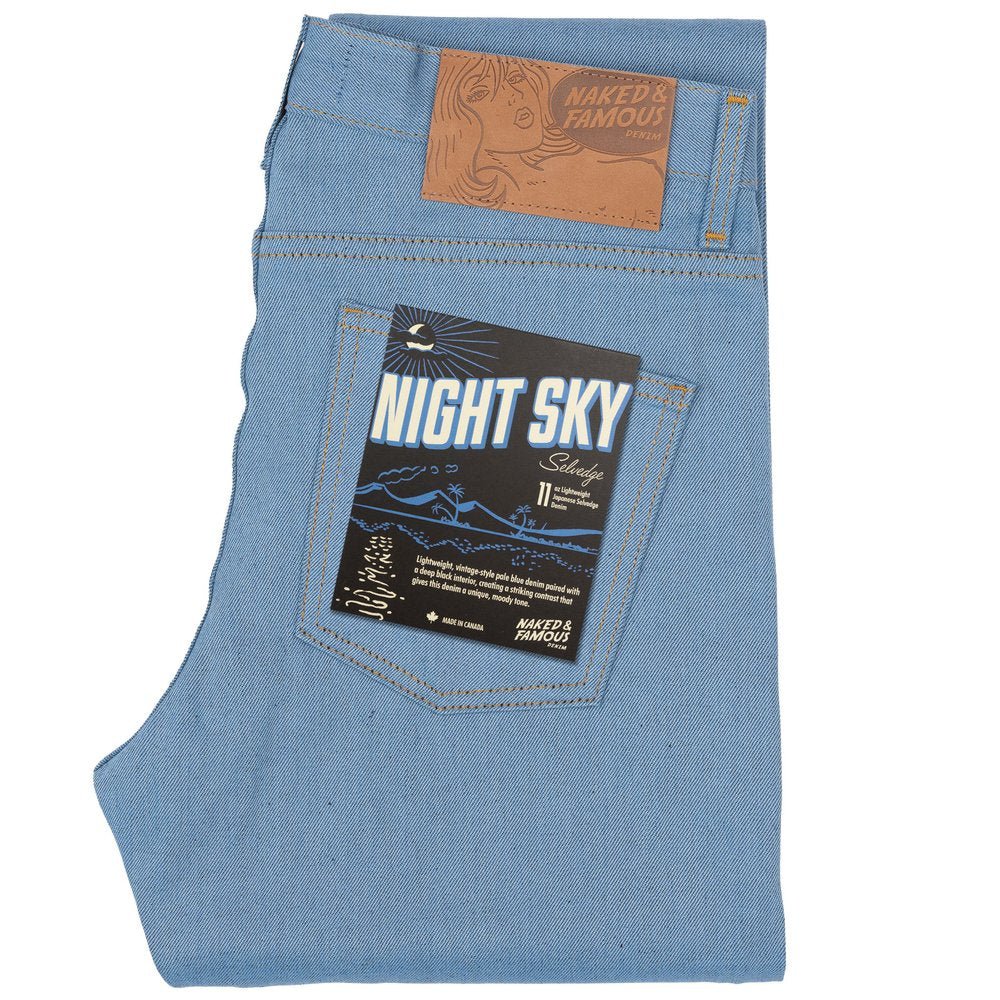 Naked &amp; Famous - Night Sky Selvedge 11oz - Raw Denim