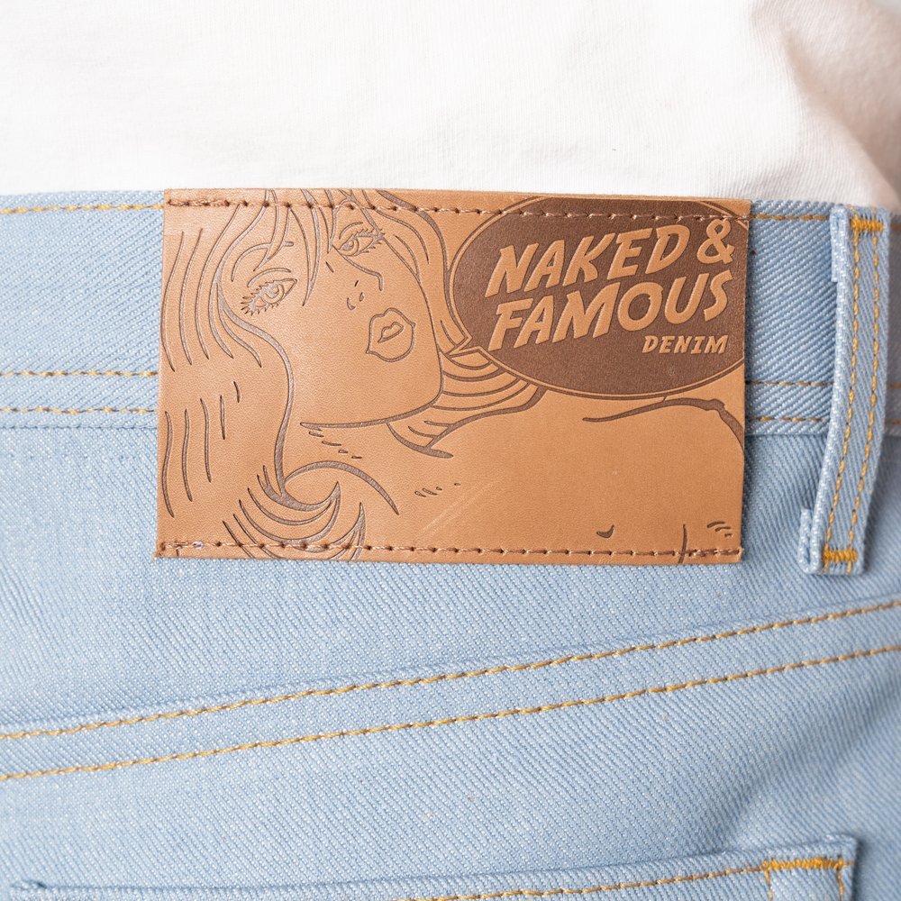 Naked &amp; Famous - Sky Blue LHT 13,75 oz - Raw Denim