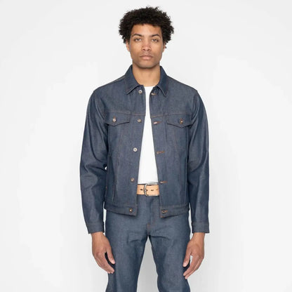 NATURAL INDIGO SELVEDGE - Denim jakke - 12oz - Raw Denim