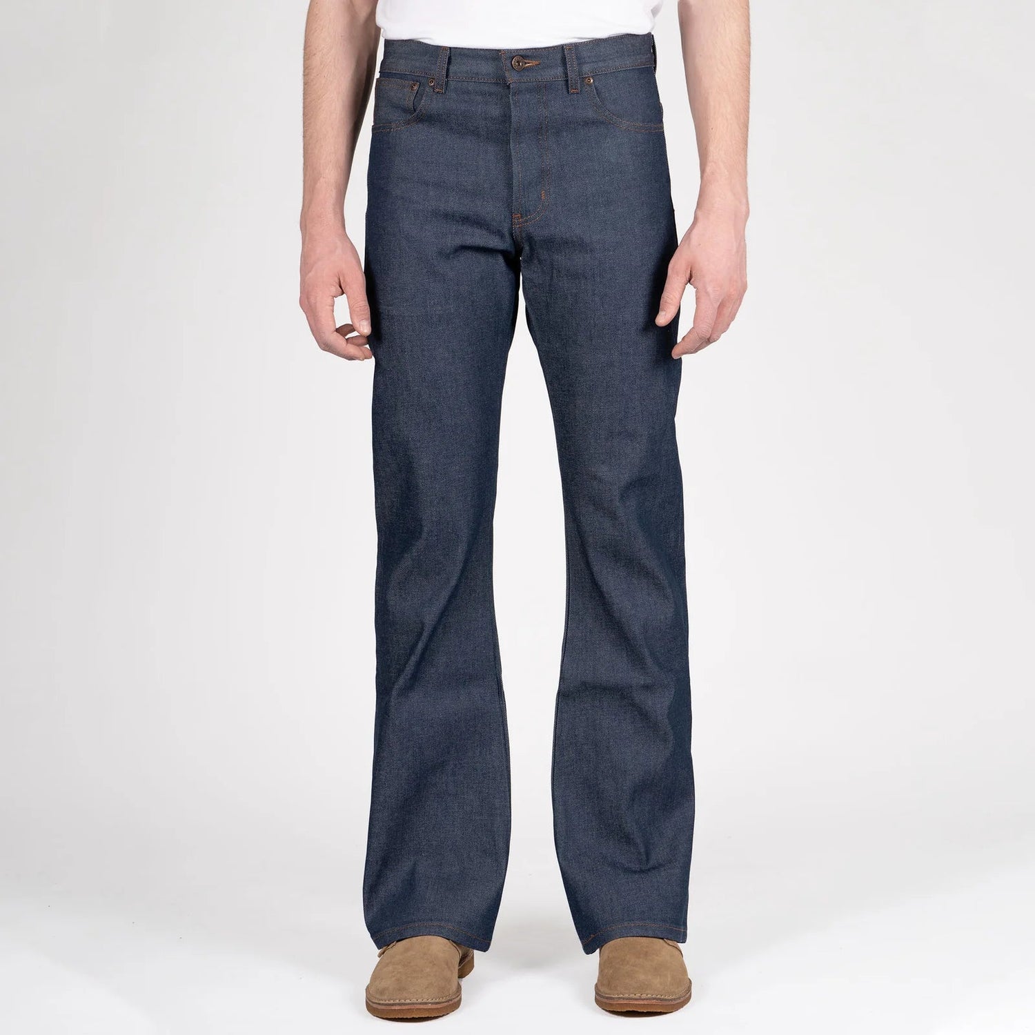 NATURAL INDIGO SELVEDGE - Groovy Guy 12.5oz - Raw Denim