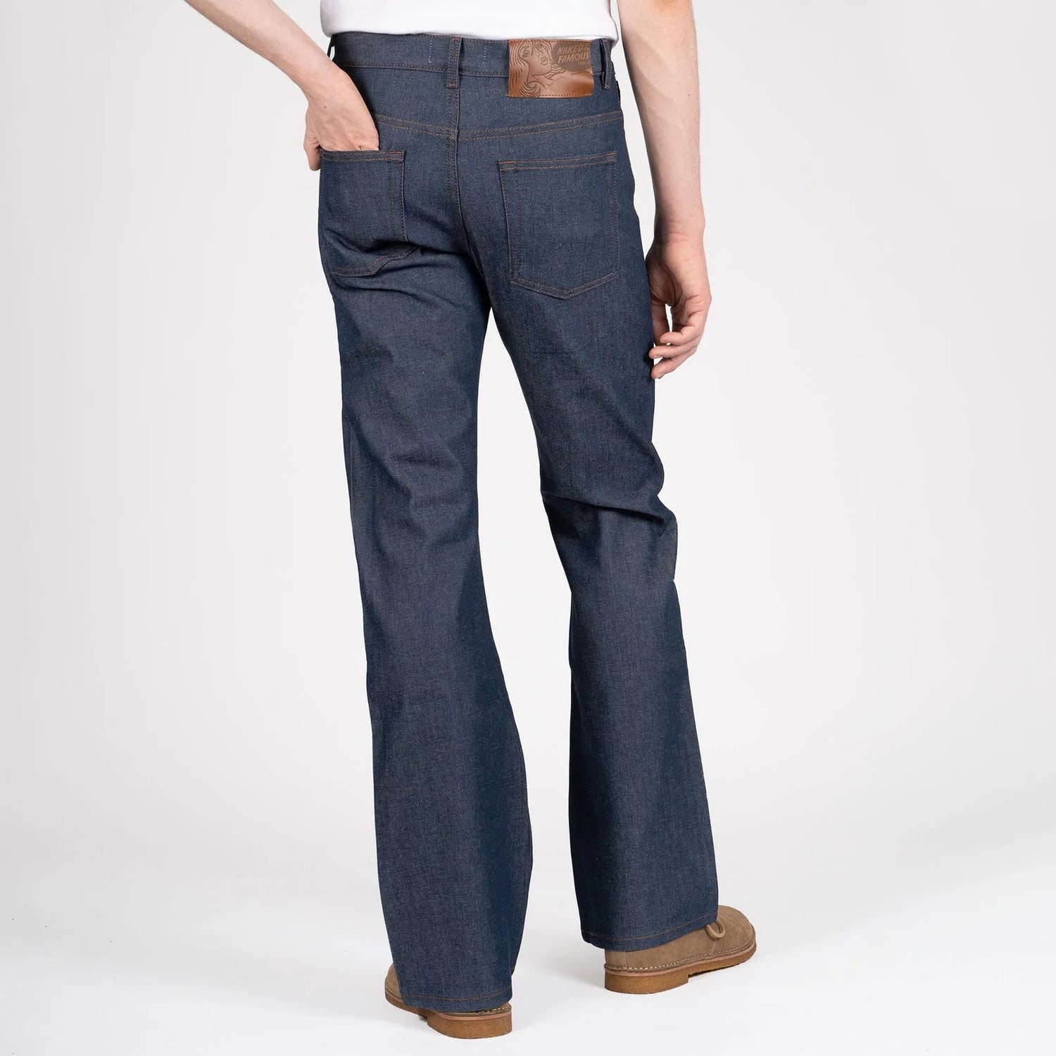 NATURAL INDIGO SELVEDGE - Groovy Guy 12.5oz - Raw Denim