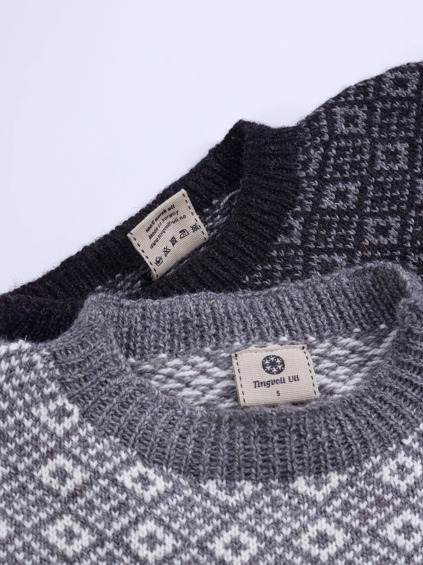 OLVE ULLGENSER - Dark Brown &amp; Grey - Raw Denim