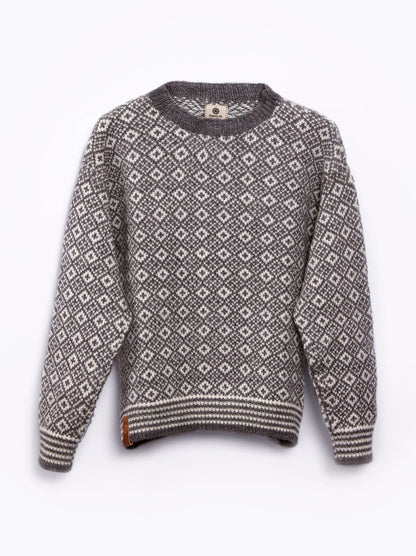 OLVE ULLGENSER - Grey &amp; Natural White - Raw Denim