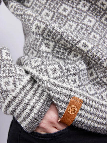 OLVE ULLGENSER - Grey &amp; Natural White - Raw Denim