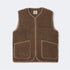 PEPITKO WOOL VEST - Bark - Raw Denim