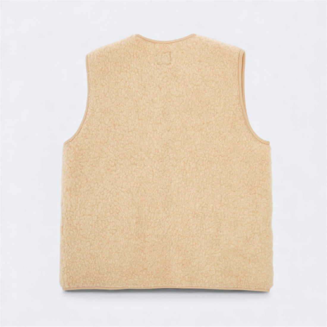 PEPITKO WOOL VEST - Beige - Raw Denim
