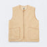 PEPITKO WOOL VEST - Beige - Raw Denim