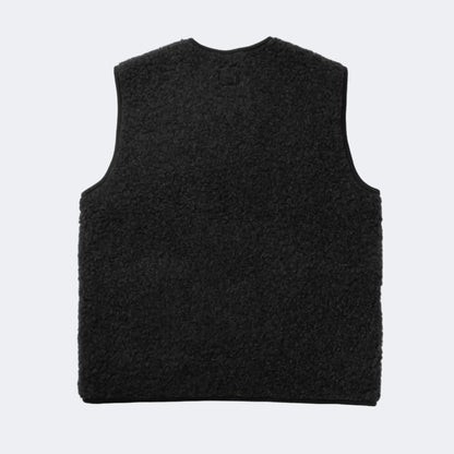 PEPITKO WOOL VEST - Black - Raw Denim