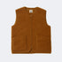 PEPITKO WOOL VEST - Carmel - Raw Denim