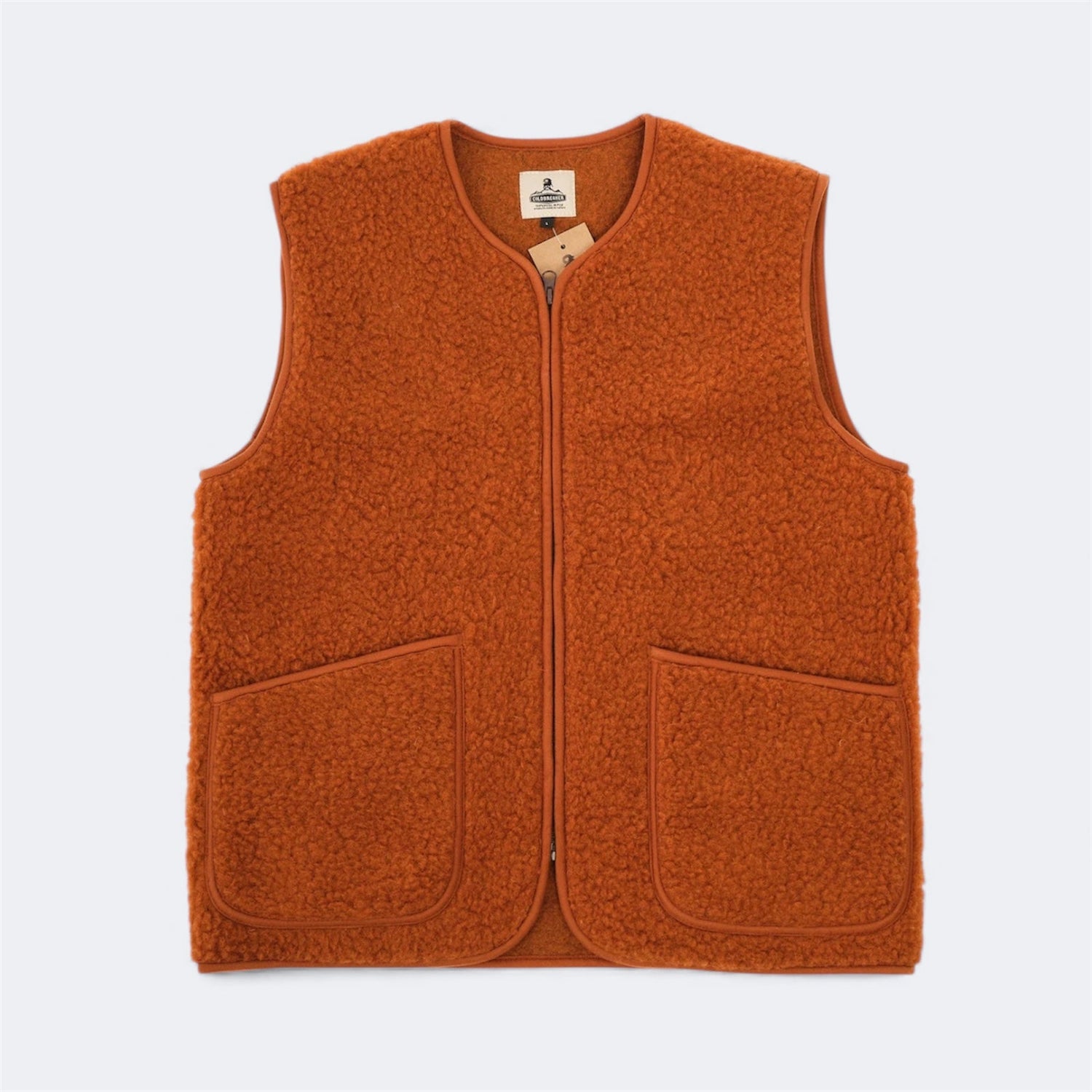 PEPITKO WOOL VEST - Fox - Raw Denim