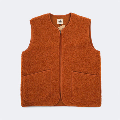 PEPITKO WOOL VEST - Fox - Raw Denim