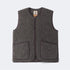 PEPITKO WOOL VEST - Graphite - Raw Denim