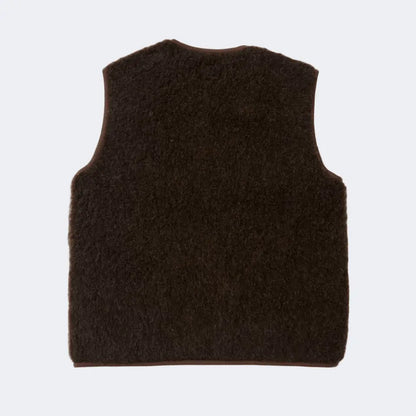 PEPITKO WOOL VEST - Khaki - Raw Denim