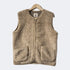 PEPITKO WOOL VEST ULTRALIGHT - Herringbone Camello - Raw Denim