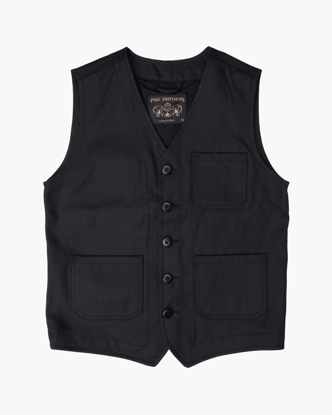 1937 ROAMER VEST - Elephant Skin Black