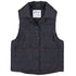 Quilted Vest - padded Naked & Famous - Raw Denim