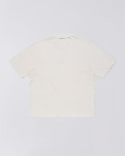 RICK POLO KNIT SS - Blue / Light Grey - Raw Denim