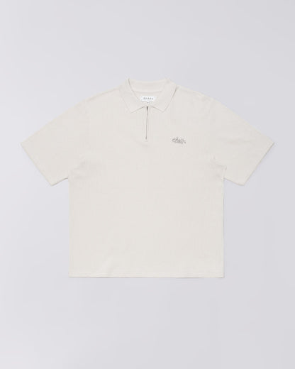 RICK POLO KNIT SS - Blue / Light Grey - Raw Denim