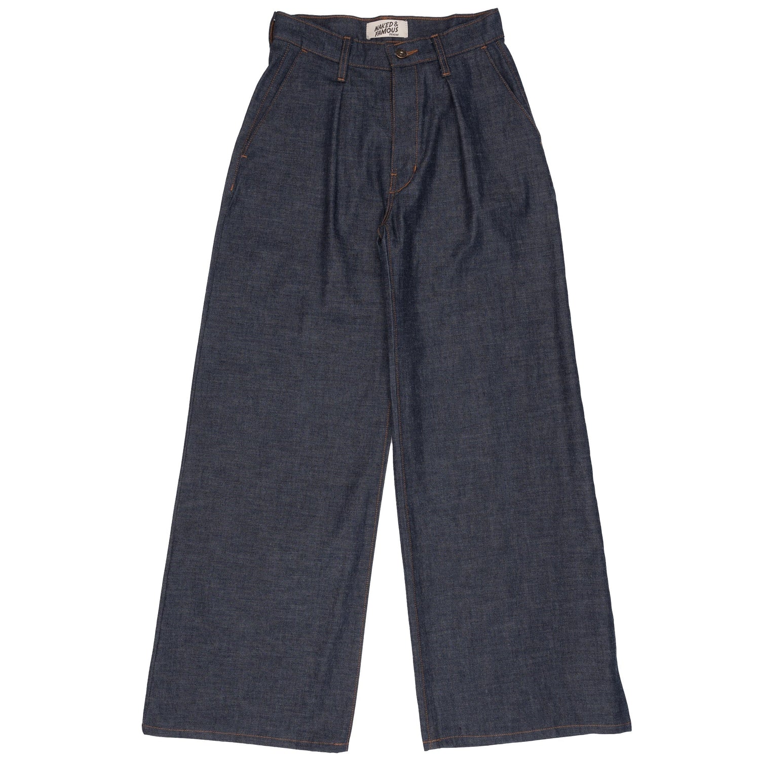 Slub Nep rinsed - Wide Leg - Raw Denim