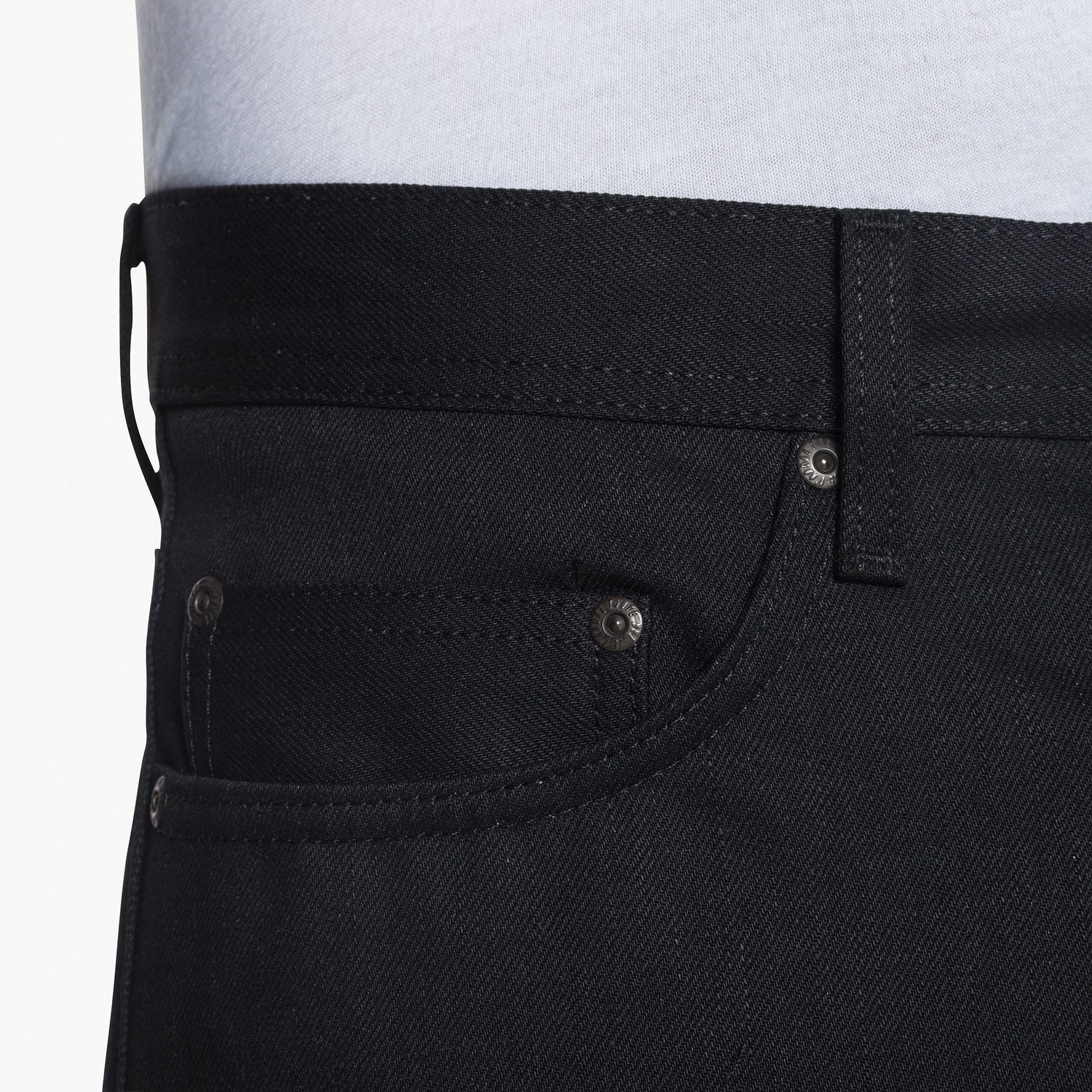 SOLID BLACK - Weird Guy 13 oz - Raw Denim