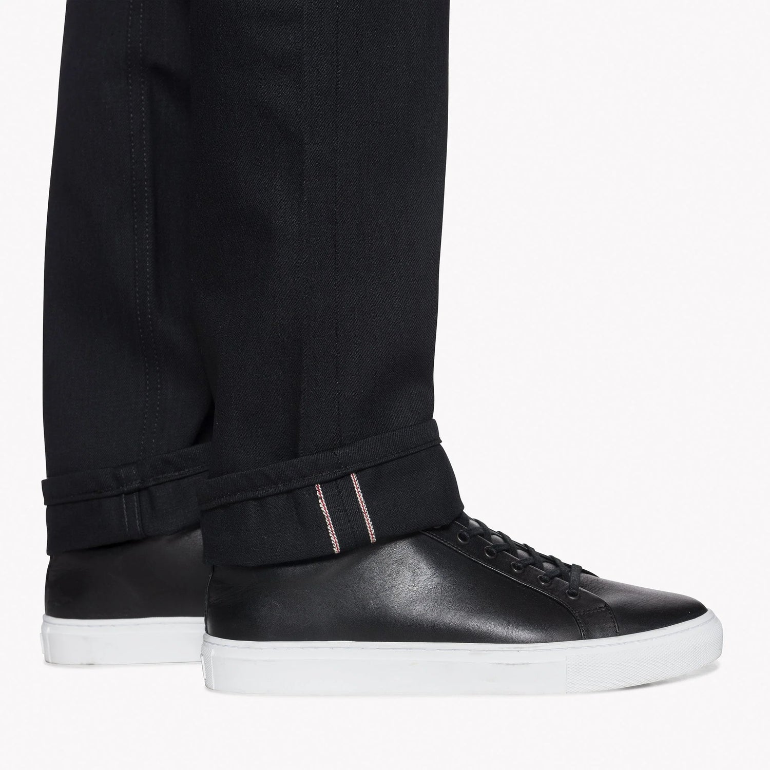 SOLID BLACK - Weird Guy 13 oz - Raw Denim