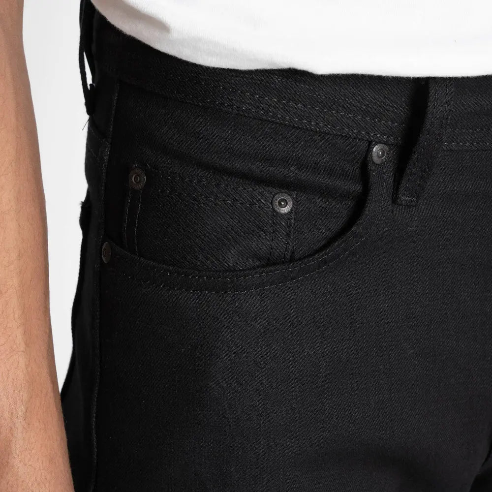 SOLID BLACK - Weird Guy 13 oz - Raw Denim