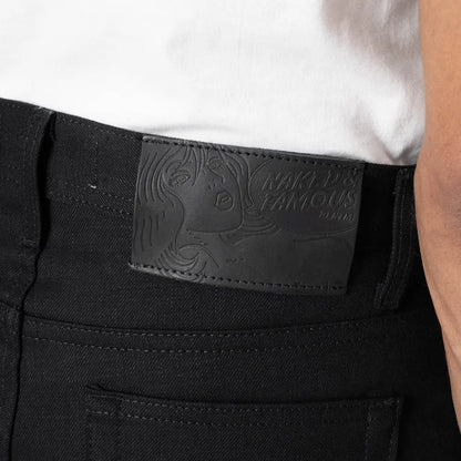 SOLID BLACK - Weird Guy 13 oz - Raw Denim