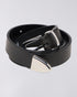 THIN CORE BELT - Black - Raw Denim