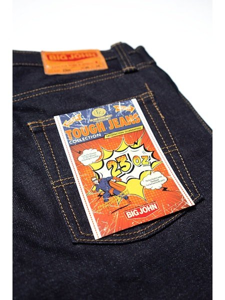 Tough Jeans 23 oz sanforized - Big John - Raw Denim