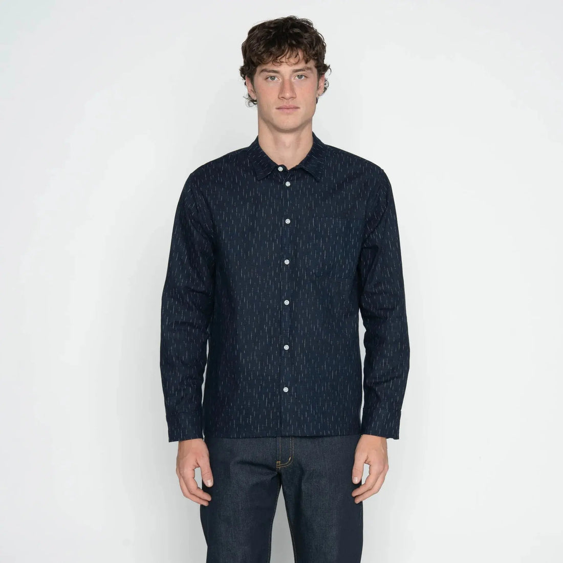 TRUE SHIRT - Kimono Rain - Raw Denim
