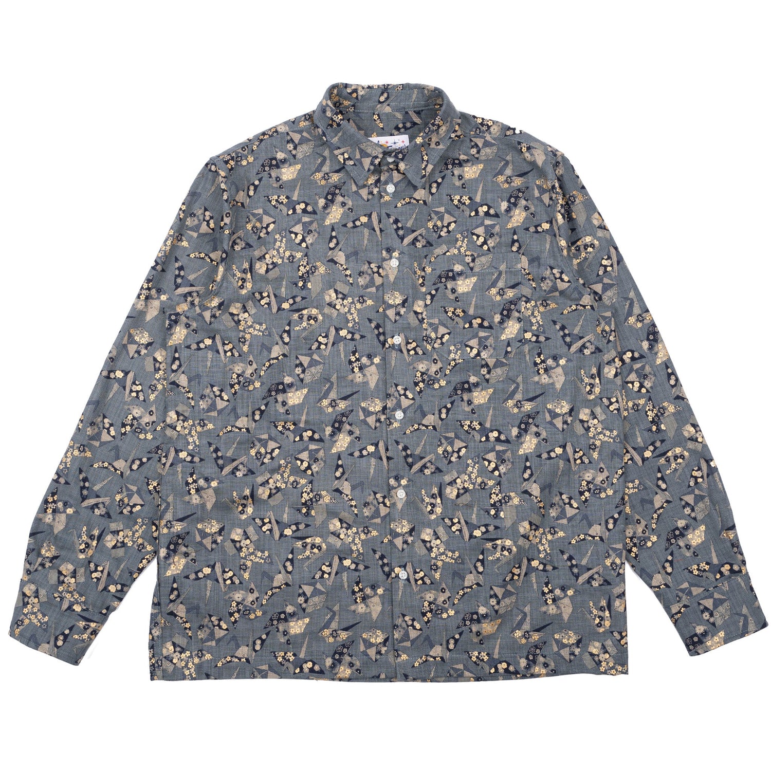 TRUE SHIRT - Origami Poplin - Raw Denim