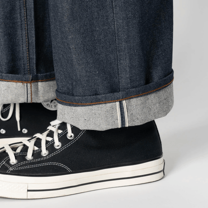 UB701 Indigo Rigid Raw Selvedge Denim - Wide Fit 14.5 oz - Raw Denim