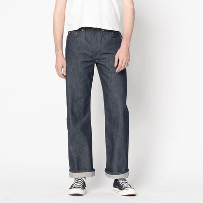 UB701 Indigo Rigid Raw Selvedge Denim - Wide Fit 14.5 oz - Raw Denim