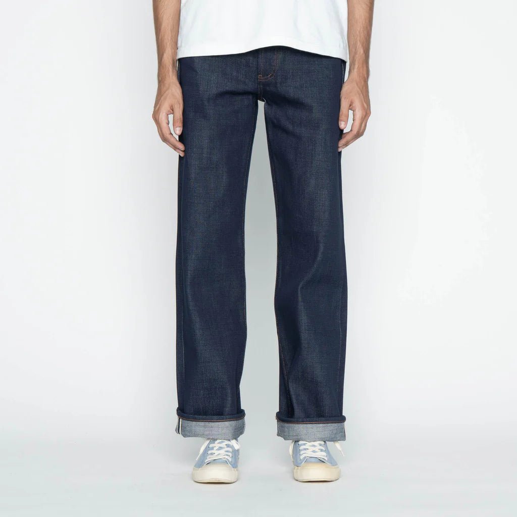 UB721 Indigo Selvedge Denim - Wide Fit 21oz - Raw Denim