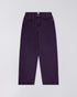 WIDE PANT Black - Purple Overdyed - Raw Denim