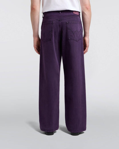 WIDE PANT Black - Purple Overdyed - Raw Denim