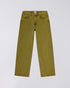 WIDE PANT - Black Yellow Overdyed - Raw Denim