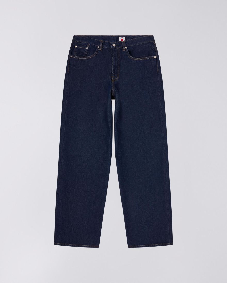 WIDE PANT Blue - Blue Rinsed - Raw Denim