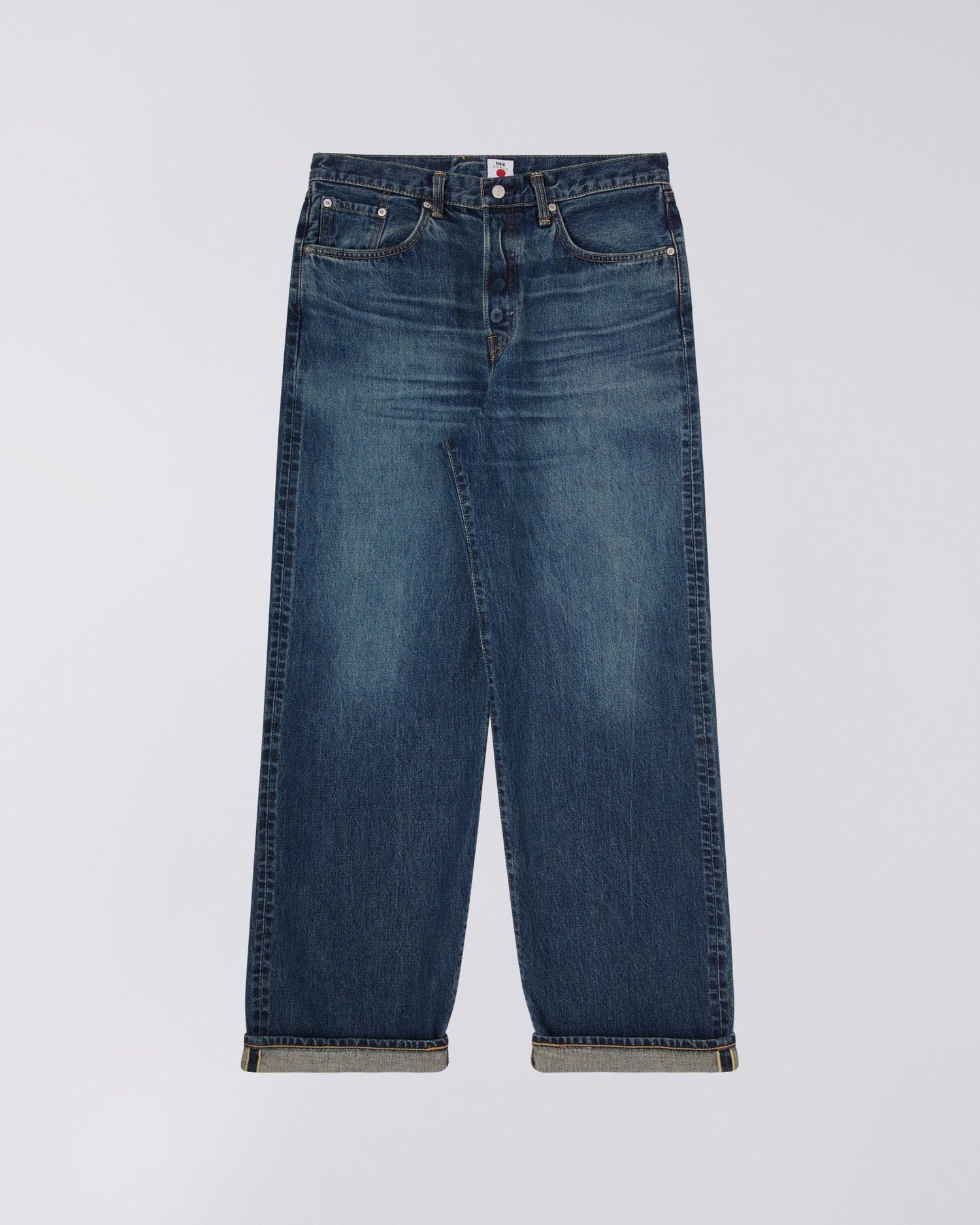 Wide Pant - Blue - Dark Used - EDWIN - Vintage Jeans