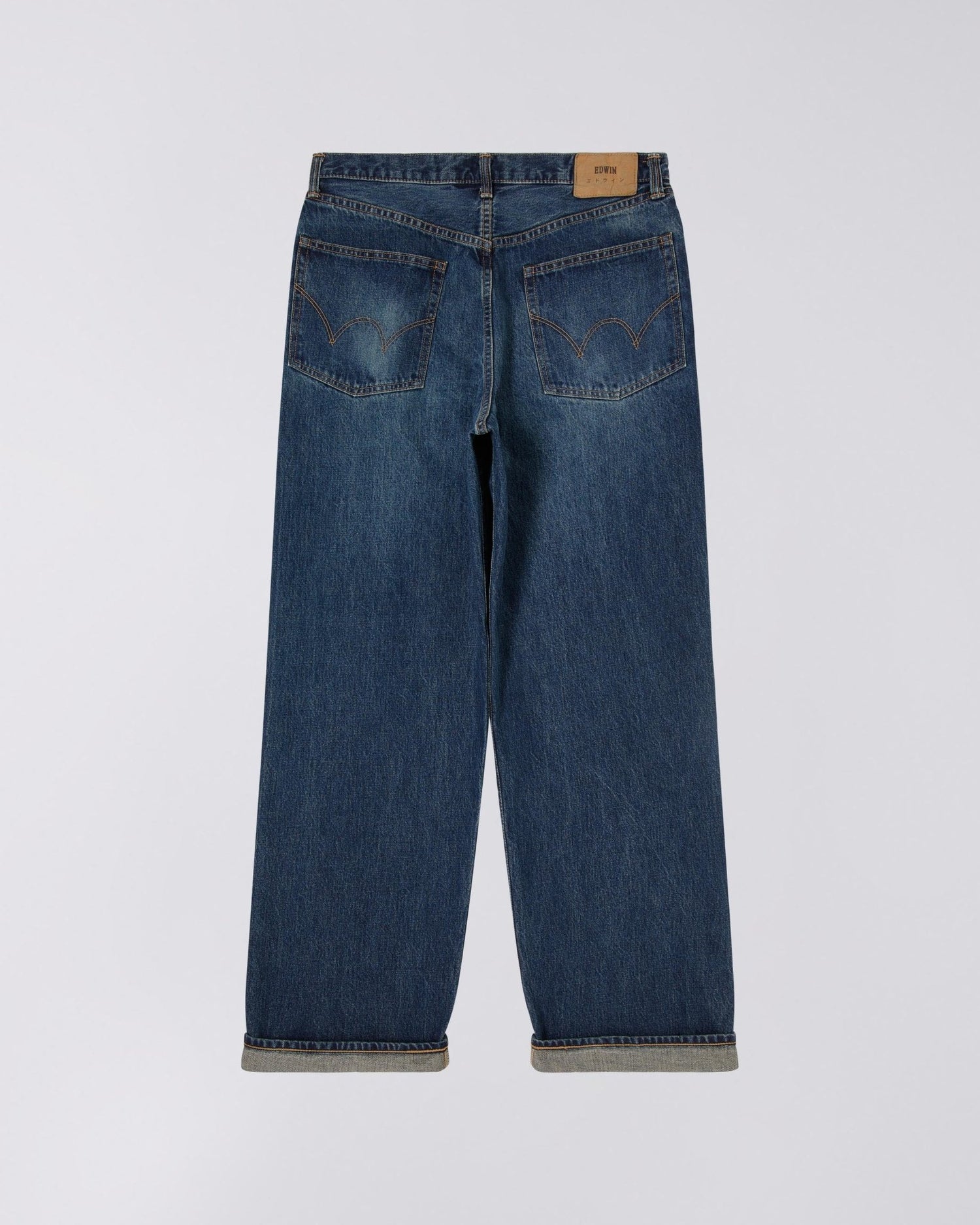 Wide Pant - Blue - Dark Used - EDWIN - Vintage Jeans