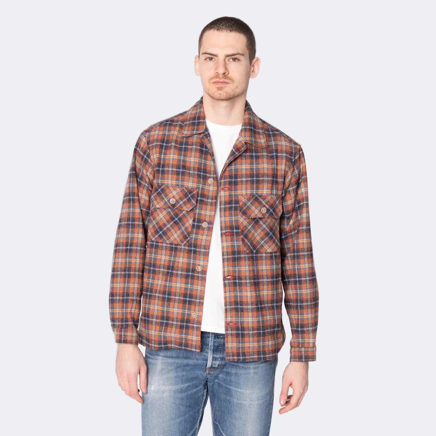 WORK SHIRT - Red - Raw Denim