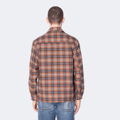 WORK SHIRT - Triple Twist Yarn Flannel Red - Raw Denim