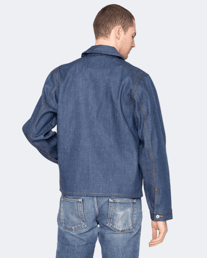 WORKFORCE SELVEDGE - Zip Chore Coat - Raw Denim