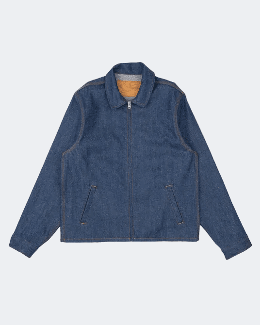 WORKFORCE SELVEDGE - Zip Chore Coat - Raw Denim