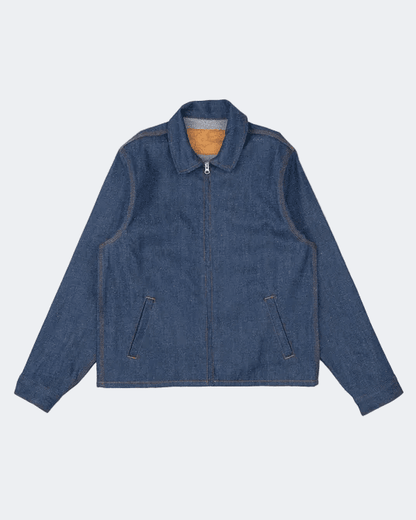 WORKFORCE SELVEDGE - Zip Chore Coat - Raw Denim